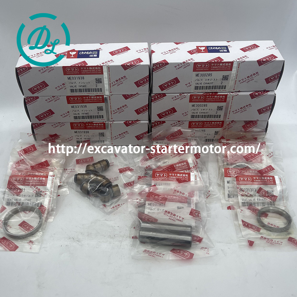 Engine Parts Exhaust Valve ME300285 ME170337 Engine 6D14 6D16T