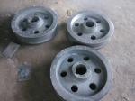 Finished Travelling Wheels Alloy Steel Castings With HRC40 Hardness
