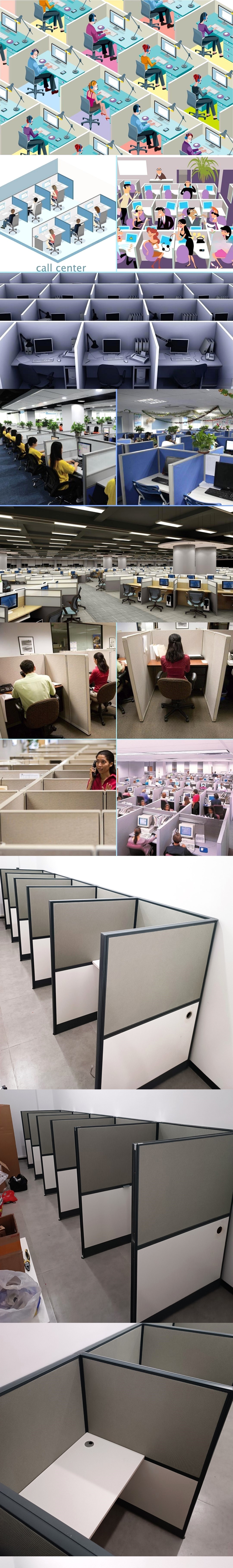 Office Building Modular Office Furniture Set for Bureau de Travail and Mail Packing
