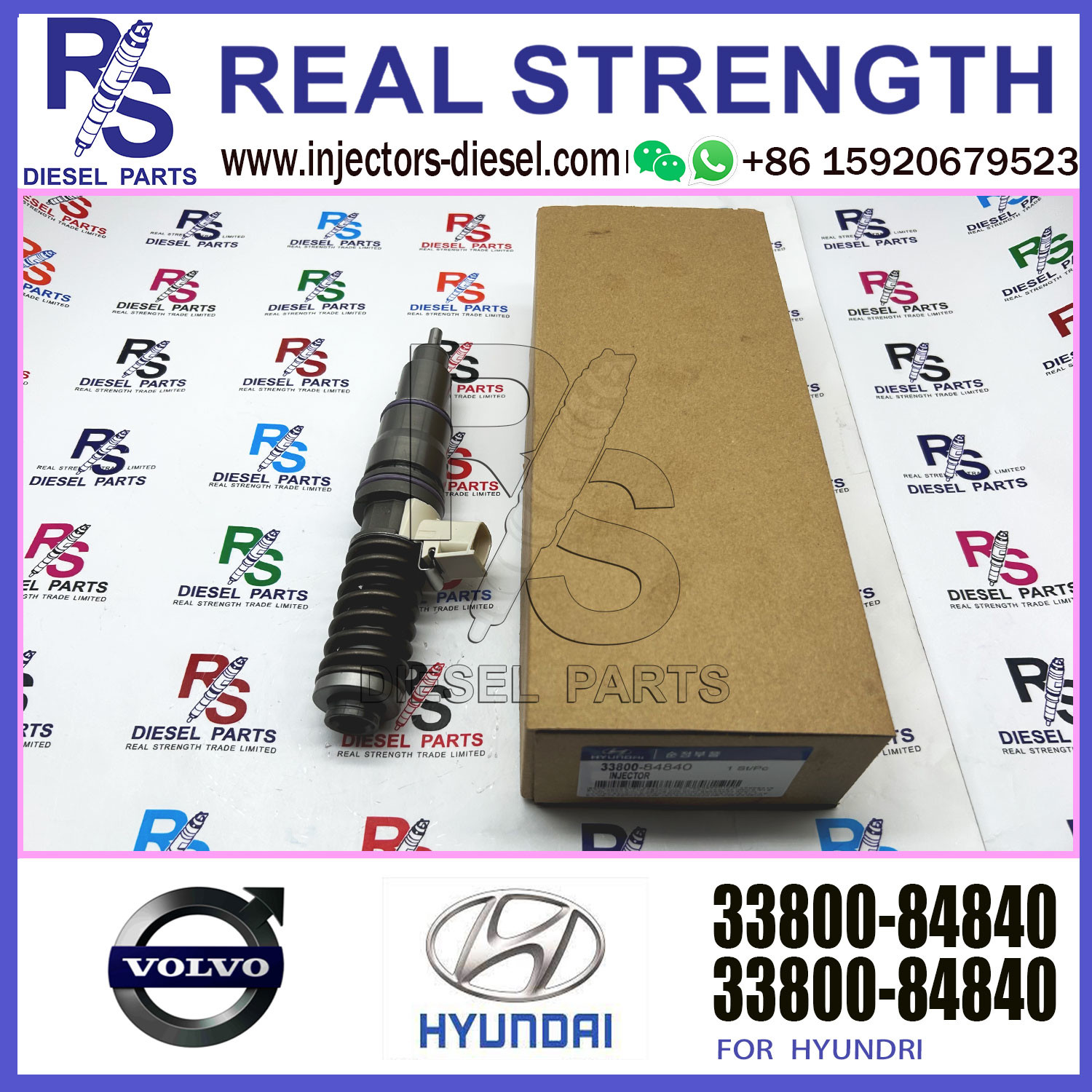 63229465 33800-82000 63229466 33800-84820 ELIC Engine Common Rail Fuel Injector 63229467 33800-84830 63229468 33800-8484