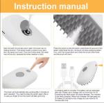 Pet Spray Comb Electric Cat And Dog Comb One-click Spray Anti-flying Hair To