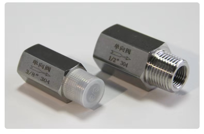 304 Stainless Steel Femal/Male Thread Check Valve Hexagon Check Valve