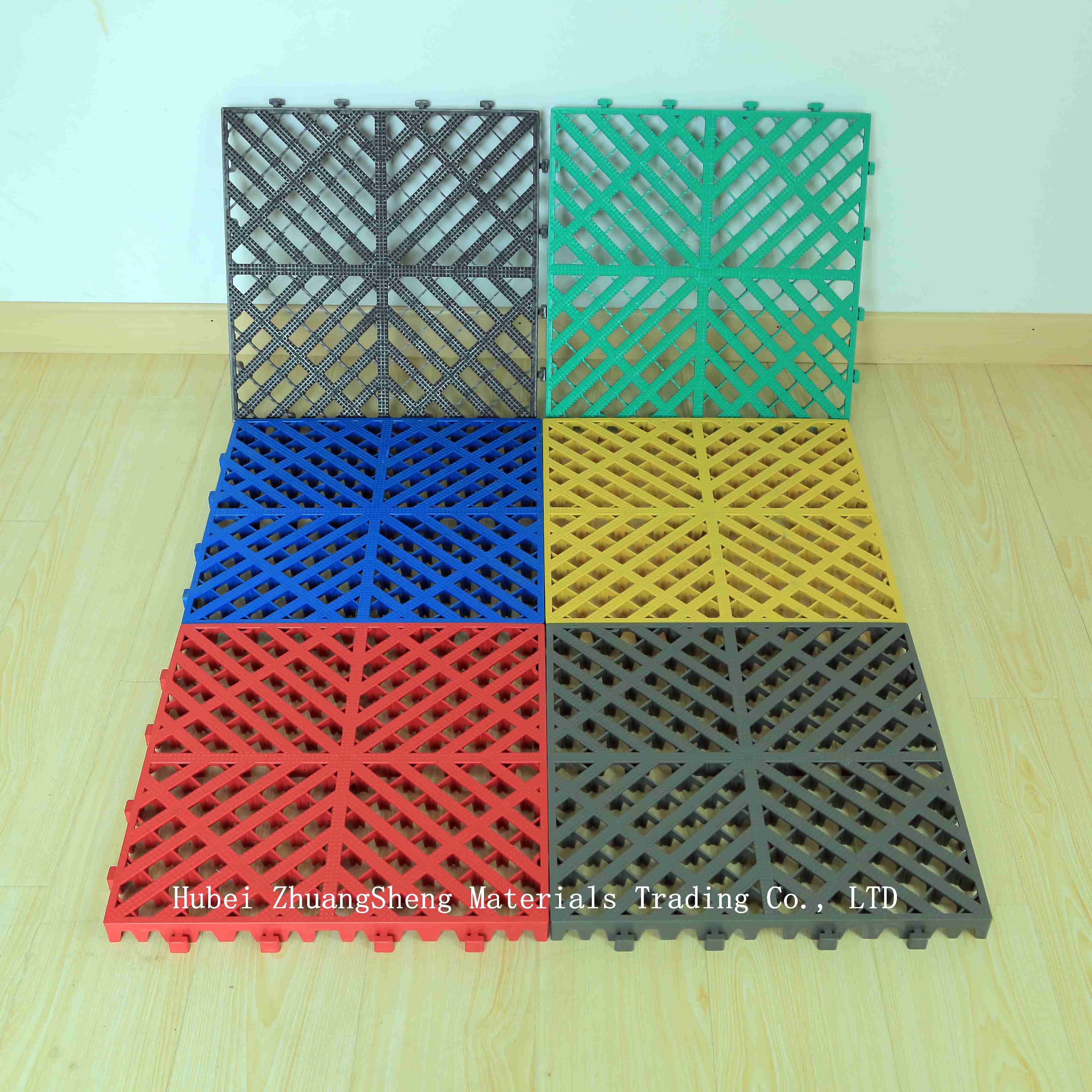 2.8mm Plastic Permeable Floor / Car Wash Grille Floor / Corrugated Plastic Floor Protection Sheets Board