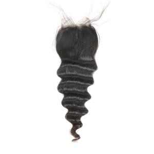 Quality Natural Looking Human Hair Lace Closure No Tangle Fashionable Appearance wholesale