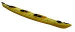 Yellow Sit In Composite Freesun Sea Fishing Kayak For 3 Person Prowler 13