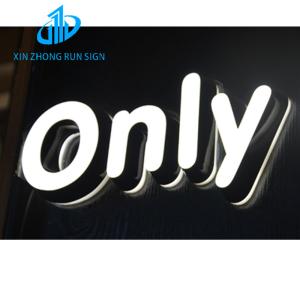Quality Storefront Business 3D acrylic Led Logo Letter Signs Illuminated Channel Letters Signage wholesale