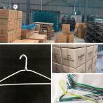 High Strength Steel Wire Shirt Hangers Eco Friendly Durable For Laundry Store