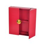 Red Double Door Cardboard Paper Box Packaging Cake Hot Stamping Logo