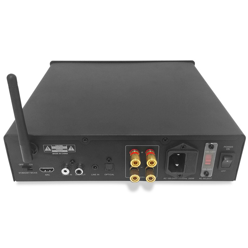 2.1 Channel HiFi Home Audio Amplifier Bluetooth BTL Power Amplifier Class D Integrated Amp
