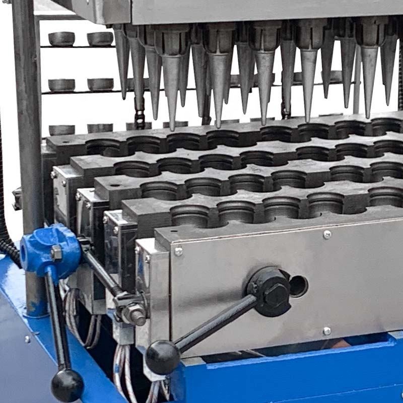 High Productivity Commercial Ice Cream Cone Machine 30pcs/Min 3.6KW 80 KG