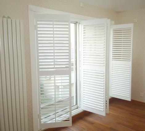 Cheap Plantation PVC Louver Window Shutters PVC Plastic Blade for sale