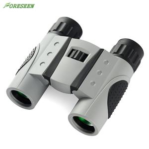 Quality FORESEEN 10x25 Compact Waterproof Binoculars Double Coated Grey Color wholesale