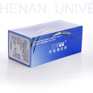 Quality 3/8 Circle Surgical Nylon Monofilament Suture ISO13485 wholesale