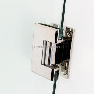 Quality Custom Single Frameless Hinged Tempered Glass Door for Elegant Bathroom Decoration wholesale