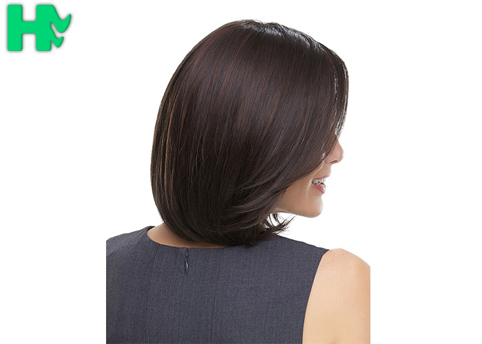 New Style Normal Lace Short Synthetic Wigs Heat Resistant Machine Made