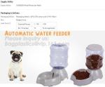 Automatic Pet Feeder Water And Food Dispenser Pet Bowl Travel Portable Foldable