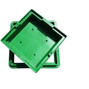 Quality Eco Friendly Lawn Manhole Cover For Garden Green Plate FRP SMC 600mm wholesale