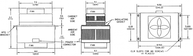 Peltier Semiconductors Air Conditioner 100W 12VDC