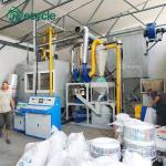 Aluminum PVC Recycling Machine 62KW Medical Blister Recycling Plant