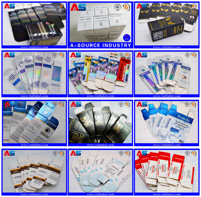 4C printing 250g Cartons ROHS 10ml Vial Boxes for Pharmaceuticals Package supplement packaging box 1