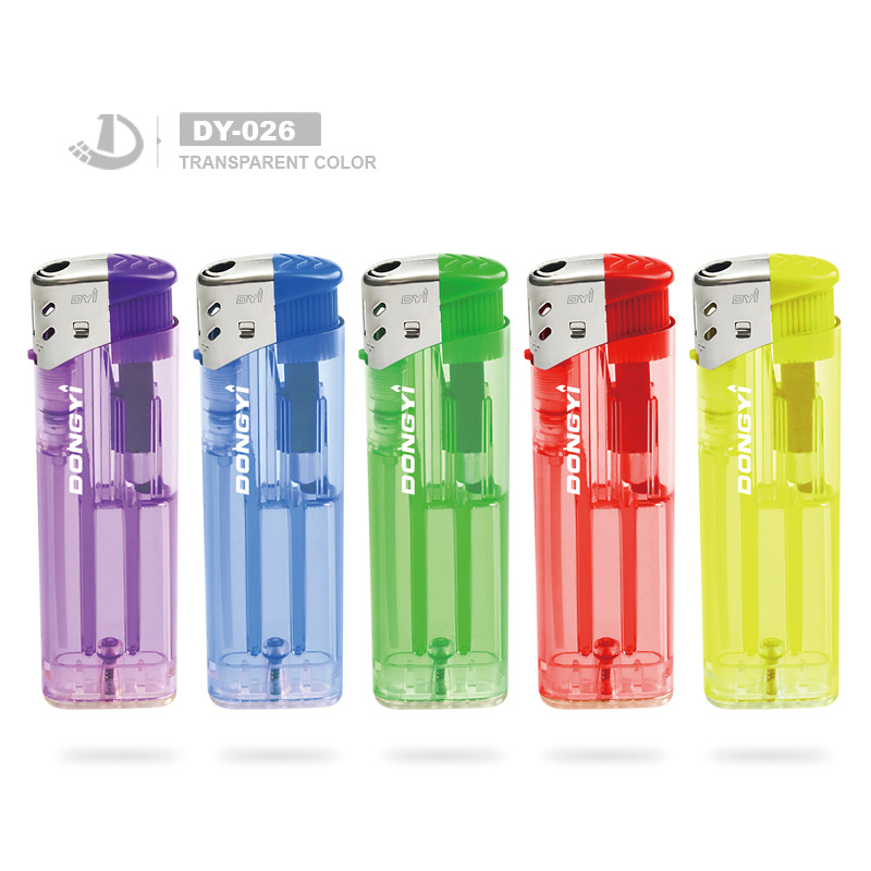 Dy-F001 Model Windproof Flip Torch Flame Cigarette Smoking Fire Lighter with Modern Style Sticker