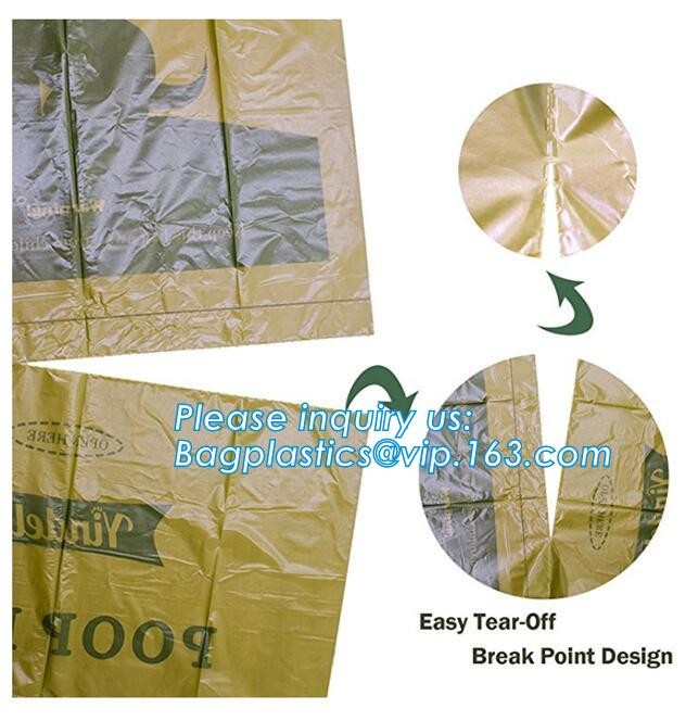 Easy-Tie Baby Disposable Diaper Sacks Bags,100% Biodegradable Diaper Bags with Baby Powder Scent, bagplastics, bagease