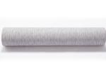 Living Room Embossed Vinyl Wallpaper , Waterproof Silver Modern Embossed