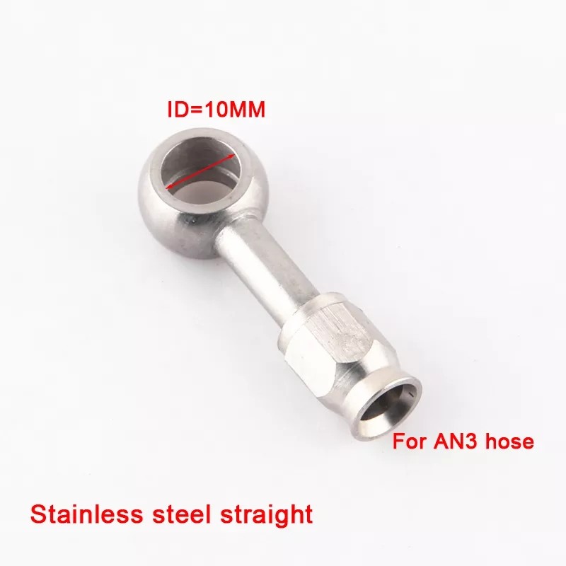 3/8 X 24 Stainless Steel Brake Pipe Fittings With Brass Olive Insert