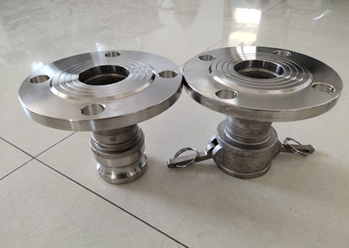 F304 stainless steel C type flange quick coupling fluid pipe connection
