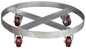 Quality Stainless Steel Oil Drum Dolly Parallel Drum Carrier 400Kg Loading wholesale