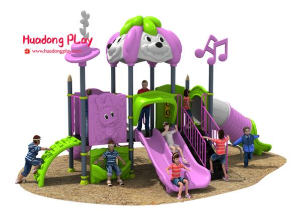 Disneyland Series Outdoor Playground Slides , Plastic Children's Outdoor