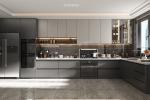 Luxury Hotel European Karachi Kitchen Furniture Modern Kitchen Cabinets Gray