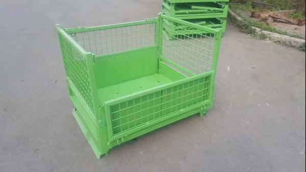Heavy duty collapsible foldable warehouse welding metal stillage