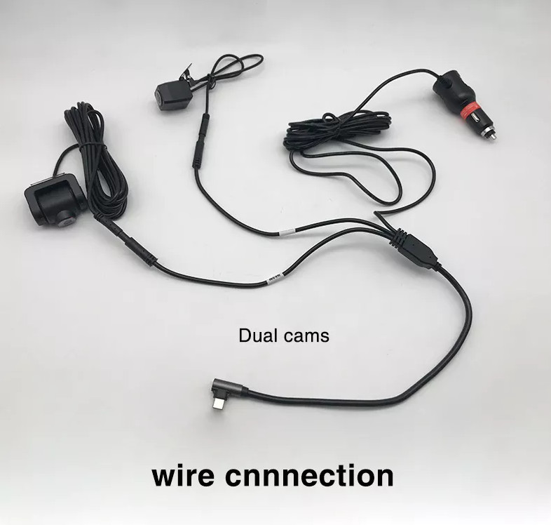 AHD1080P Android Wireless Carplay Rear View Mirror DVR WIFI GPS 3 Cams