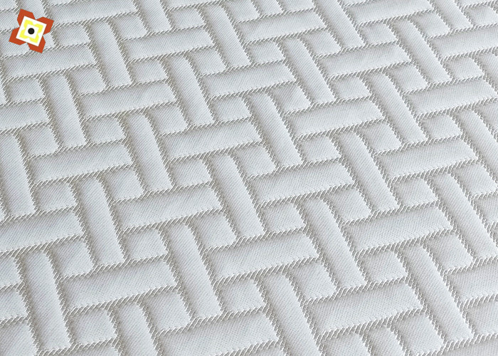 Knitted Jacquard Pillow Mattress Quilting Fabric 500gsm For Home Textile Hotel