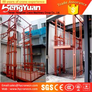 Quality CE approved guide rail chain cargo lifting equipment wholesale