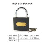 20mm-75mm Hardened Stainless Steel Shackle Safety Gery Iron Padlock