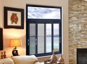 Quality Soundproof Aluminum Sliding Window Powder Spraying / Fluorocarbon Spray wholesale