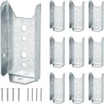 Galvanized 2x4 Brackets The Ultimate Repair Kit for Wood Rail and Post