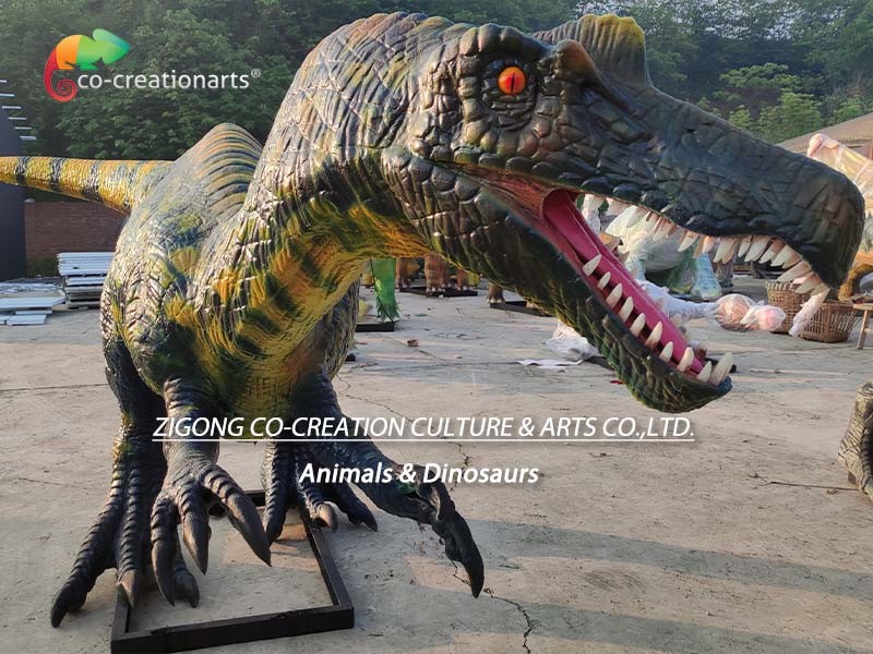 Customized Movements Jurassic Park Dinosaur Animatronic Baryonyx 5 Meters
