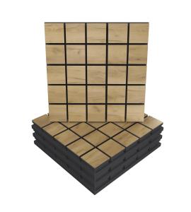Quality China Made Polyester Fiber Soundproof Wall Boards and Wood Slat Acoustic Panels wholesale