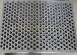 Hot Dipped Black Grey PVDF Perforated Metal Mesh Screen