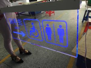 Quality Mall Wayfinding Signage , Acrylic / Stainless Steel Custom Directional Signs wholesale