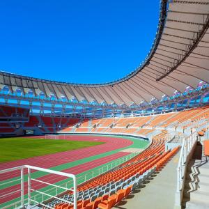 Quality Eco Friendly Athletic Running Track Spray Coating System wholesale