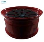 23 Inch Deep Dish Forged Wheels Rims PCD 5-139.7 Brushed Red