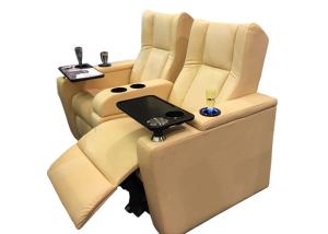 Quality Entertainment 3 Seater Metal Base Movie Recliners wholesale