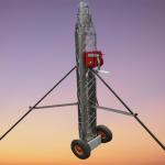 Winch Up Guyed 20M Aluminum Outdoor Antenna Mast Tower