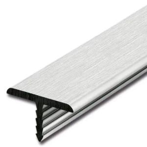 Quality Brushed Surface Decorative Trim Aluminum T Shaped Extrusion Profiles wholesale