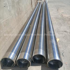 Quality Customizable Stainless Steel Sand Control Johnson Wedge Wire Oil Well Screen Pipe wholesale