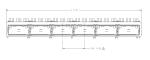 2143330-1 QSFP+ Cage 1x6 Port With Heat Sink 14 Gb/s Through Hole